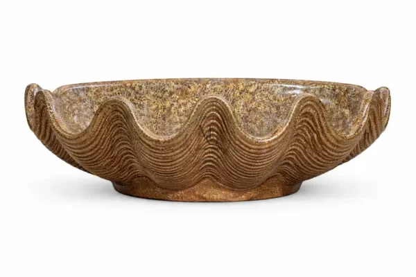 Majestic Gold Shell Decorative Bowl